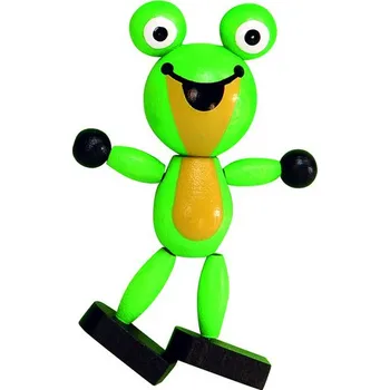 Dřevěná hračka DETOA magnetka žabka (Dřevěné hračky )