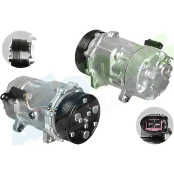 Kompresor klimatizace Kompresor klimatizace VOLKSWAGEN Caddy 3 i Life (2K) 02.04-05.10 LP.0000.2446.55-245063 - DOPRAVA ZDARMA