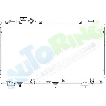 Chladič motoru Chladič vody TOYOTA Tercel Sedan 1991-2000 LP.0000.1737.80-173780 - DOPRAVA ZDARMA