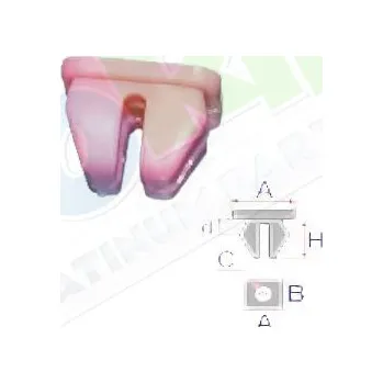 Oprava karosérie Úchyt FIAT Fiorino (146) 1991-2001 LA.0000.8485.88-96319 - DOPRAVA ZDARMA