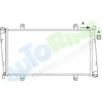 Chladič motoru Chladič vody MITSUBISHI Carisma (DAxx) 09.00-2005 LP.0000.1625.46-172326 - DOPRAVA ZDARMA