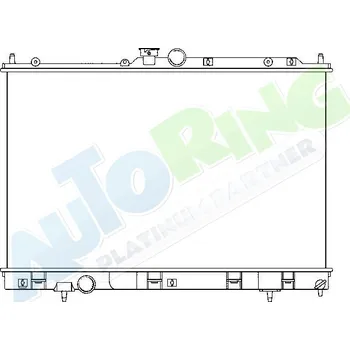 Chladič motoru Chladič vody MITSUBISHI Outlander (CU0W) 04.03-02.07 LP.0000.1636.22-163622 - DOPRAVA ZDARMA