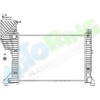 Chladič motoru Chladič vody MERCEDES Sprinter (208-414) 1995-02.00 LP.0000.1729.04-172904 - DOPRAVA ZDARMA
