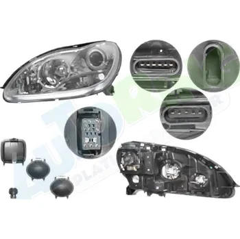 Přední světlomet Hlavní světlomet MERCEDES S Class (W220) 2003-07.05 LA.0000.8581.56-54885 - DOPRAVA ZDARMA
