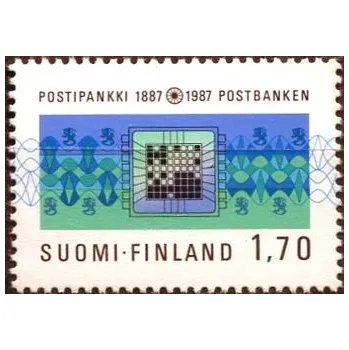 Poštovní známka Posti Finland (1987) MiNr. 1009 ** - Finsko - 100 let Poštovní spořitelny