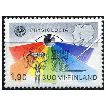 Poštovní známka Posti Finland (1989) MiNr. 1073 ** - Finsko - Fyziologický výroční světový kongres, Helsinki