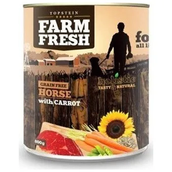Krmivo pro psa Topstein Farm Fresh Horse with Carrots 800 g