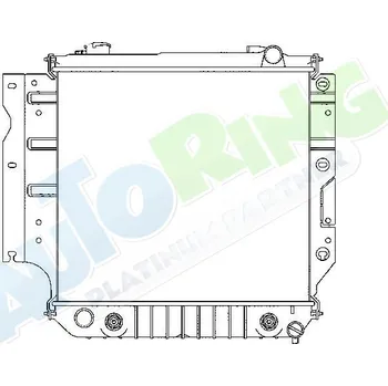 Chladič motoru Chladič vody JEEP Wrangler (TJ,VJ) 08.96-06.06 LP.0000.1753.40-175340 - DOPRAVA ZDARMA