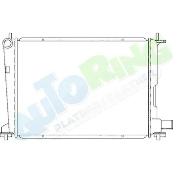 Chladič motoru Chladič vody FORD Fiesta i Courier 08.99-2002 LP.0000.1677.93-183854 - DOPRAVA ZDARMA