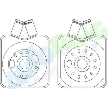 Chladič motoru Chladič oleje VOLKSWAGEN Lupo (6X1,6E1) 2003-08.05 LP.0000.2190.28-224419 - DOPRAVA ZDARMA