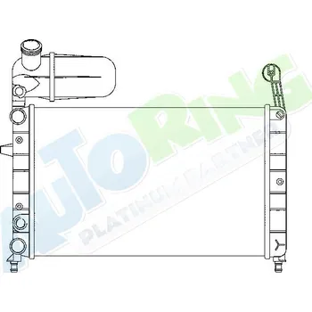 Chladič motoru Chladič vody FIAT Tempra (159) 1990-1997 LP.0000.1651.14-165114 - DOPRAVA ZDARMA