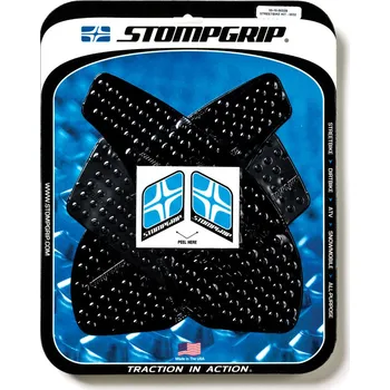 Polep vozidla Protiskluzové a ochranné polepy nádrže STOMPGRIP - 07-08 KAWASAKI ZX6R - pár Barva: černá