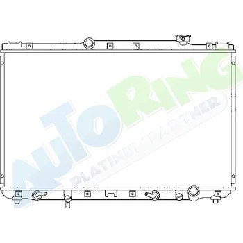 Chladič motoru Chladič vody TOYOTA Camry (SXV,VCV10) 1992-1996 LP.0000.1638.39-163839 - DOPRAVA ZDARMA