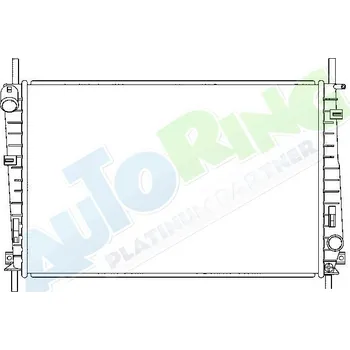 Chladič motoru Chladič vody FORD Mondeo (B4Y,B5Y,BWY) 2001-2007 LP.0000.1648.29-164829 - DOPRAVA ZDARMA