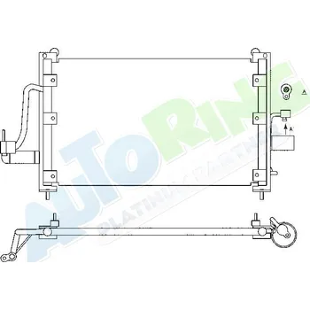 Výparník klimatizace Chladič klimatizace DAEWOO Nubira 2 (KLAJ,J150) 05.99-2004 LP.0000.1477.75-147775 - DOPRAVA ZDARMA