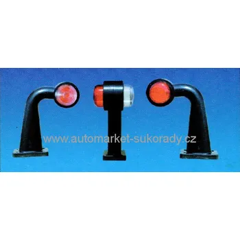 Příslušenství osvětlení automobilu Světlo poziční JK-1.4 č/b (Světlo poziční obrysové červeno bílé, tykadlo)