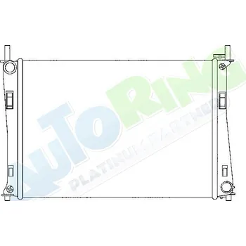 Chladič motoru Chladič vody FORD Fusion (JUS) 2002-08.05 LP.0000.1628.58-166361 - DOPRAVA ZDARMA