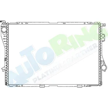 Chladič motoru Chladič vody BMW 5 (E39) 1996-05.04 LP.0000.1619.26-161926 - DOPRAVA ZDARMA