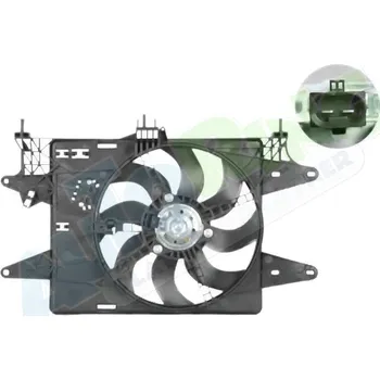 Ventilátor topení a klimatizace Ventilátor s krytem / úchytem - sahara FIAT Doblo (119,223) 2006-2010 LP.0000.2560.50-256050 - DOPRAVA ZDARMA