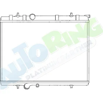 Chladič motoru Chladič vody CITROEN C4 (LA,LC) 09.04-08.08 LP.0000.1675.35-176728 - DOPRAVA ZDARMA