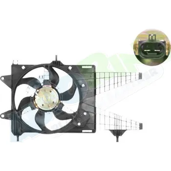 Ventilátor topení a klimatizace Ventilátor chladiče - sahara FIAT Punto 2FL (188) 06.03-2011 LP.0000.2565.94-257806 - DOPRAVA ZDARMA