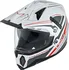 Helma na motorku Held Makan bílá/černá