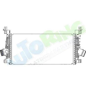 Chladič motoru Chladič vzduchu - intercooler CHEVROLET Cruze od 08.2009 LP.0000.1928.06-193868 - DOPRAVA ZDARMA