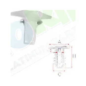 Auto-moto Úchytka MAZDA 121 (JB) 1990-02.96 LA.0000.8565.97-101590 - DOPRAVA ZDARMA
