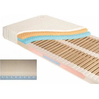Matrace Matrace Jelínek Sára Komfort Embrace pěna 100x200 cm, NaturGuard do 60 kg - lamelová oboustranná