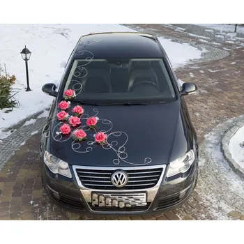 Svatební dekorace Dekorace na auto A23