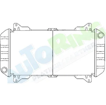 Chladič motoru Chladič vody FORD Escort i Orion 1980-08.85 LP.0000.1663.95-166395 - DOPRAVA ZDARMA