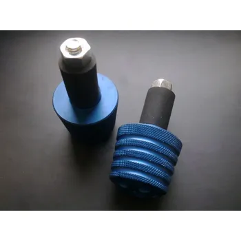 Řetězová sada pro motocykl P.B.R. Sprockets S.r.l. Závažíčka (koncovky) PBR Sprocket s.r.l. kónická - pár Barva: stříbrná, Provedení: vroubkované, Vnější průměr řidítka: 30, Vnitřní průměr: 14 mm