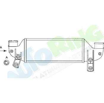 Chladič motoru Chladič vzduchu - intercooler FORD Focus 1998-2005 LP.0000.1933.05-193810 - DOPRAVA ZDARMA