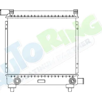 Chladič motoru Chladič vody MERCEDES W124 1985-05.96 LP.0000.1631.85-174967 - DOPRAVA ZDARMA