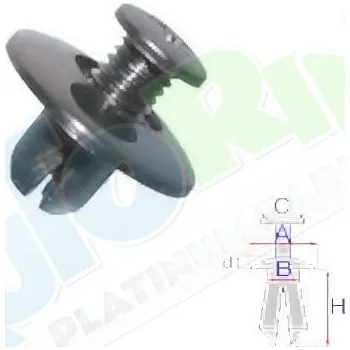 Auto-moto Úchytka MAZDA 323 (BJ) 2001-10.03 LA.0000.8565.98-100165 - DOPRAVA ZDARMA