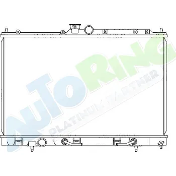 Chladič motoru Chladič vody MITSUBISHI Outlander (CU0W) 04.03-02.07 LP.0000.1773.39-177339 - DOPRAVA ZDARMA