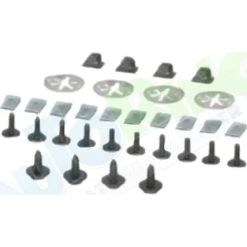 Příslušenství karosérie Sada úchytek SKODA Octavia (1U2/1U5) limuzína i kombi 1997-2001 LP.0000.0951.87-95303 - DOPRAVA ZDARMA