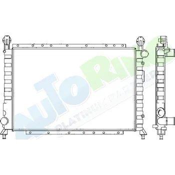 Chladič motoru Chladič vody ALFA ROMEO 145 i 146 (930) 1994-1999 LP.0000.1657.32-165732 - DOPRAVA ZDARMA