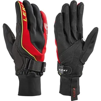 Chránič rukou Leki Shark cruiser černá/červená/žlutá 