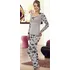 Dámské pyžamo Nebula Fashion Dámské pyžamo Lucie šedé