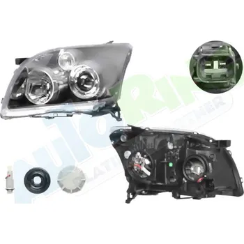 Přední světlomet Hlavní světlomet TOYOTA Avensis (T25) 06.06-09.08 LA.0000.8720.61-56589 - DOPRAVA ZDARMA
