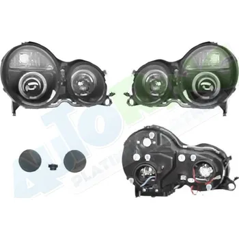 Přední světlomet Hlavní světlomet MERCEDES E Class (W210) 05.95-02.03 LA.0000.8582.63-51232 - DOPRAVA ZDARMA