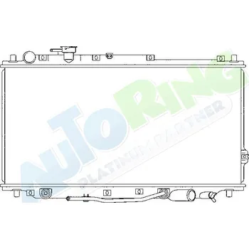 Chladič motoru Chladič vody KIA Carens (FC) 10.00-06.02 LP.0000.1631.36-179326 - DOPRAVA ZDARMA