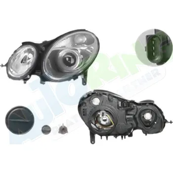 Přední světlomet Hlavní světlomet MERCEDES E Class (W211) 02.02-05.06 LA.0000.8574.28-55305 - DOPRAVA ZDARMA