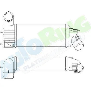 Chladič motoru Chladič vzduchu - intercooler CITROEN C5 (DC,DE) 2001-08.04 LP.0000.1948.05-194844 - DOPRAVA ZDARMA