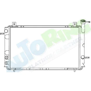 Chladič motoru Chladič vody NISSAN Sunny (B12) 05.86-09.91 LP.0000.1699.42-173508 - DOPRAVA ZDARMA