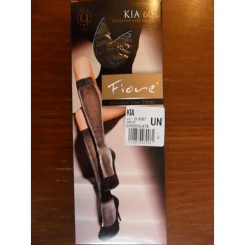 Dámské punčochy Fiore Kia 60den Podkolenky chocolate-čokoládové uni (podkolenky s lurexem)