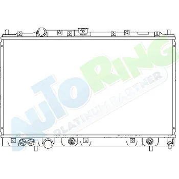 Chladič motoru Chladič vody MITSUBISHI Colt (CJO) 08.95-04.04 LP.0000.1688.41-168841 - DOPRAVA ZDARMA