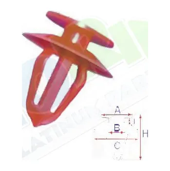 Auto-moto Úchytka OPEL Corsa i Combo C 06.00-09.03 LA.0000.8629.64-98286 - DOPRAVA ZDARMA