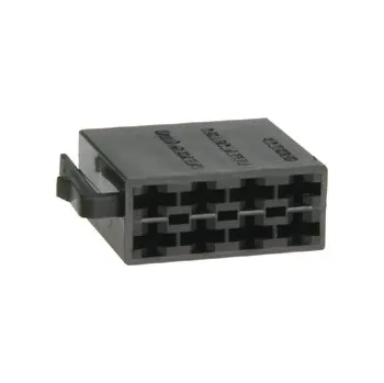 Auto elektroinstalace Kryt konektoru ISO napájecí část černý (pouze plast pro dutinky 254082)